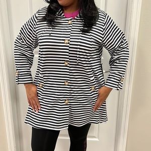 Jones New York hooded swing jacket